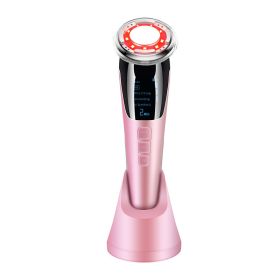EMS Micro Current Beauty Instrument Hot And Cold Photon Rejuvenation Facial Beauty Device Anti-Aging Whitening Skin Care (Color: Pink) EMS Micro Current Beauty Instrument Hot And Cold Photon Rejuvenation Facial Beauty Device Anti-Aging Whitening Skin Care (Color: Pink)